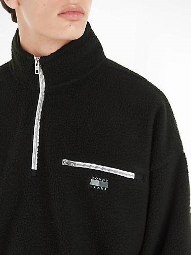 TOMMY-JEANS Herren Fleecepullover