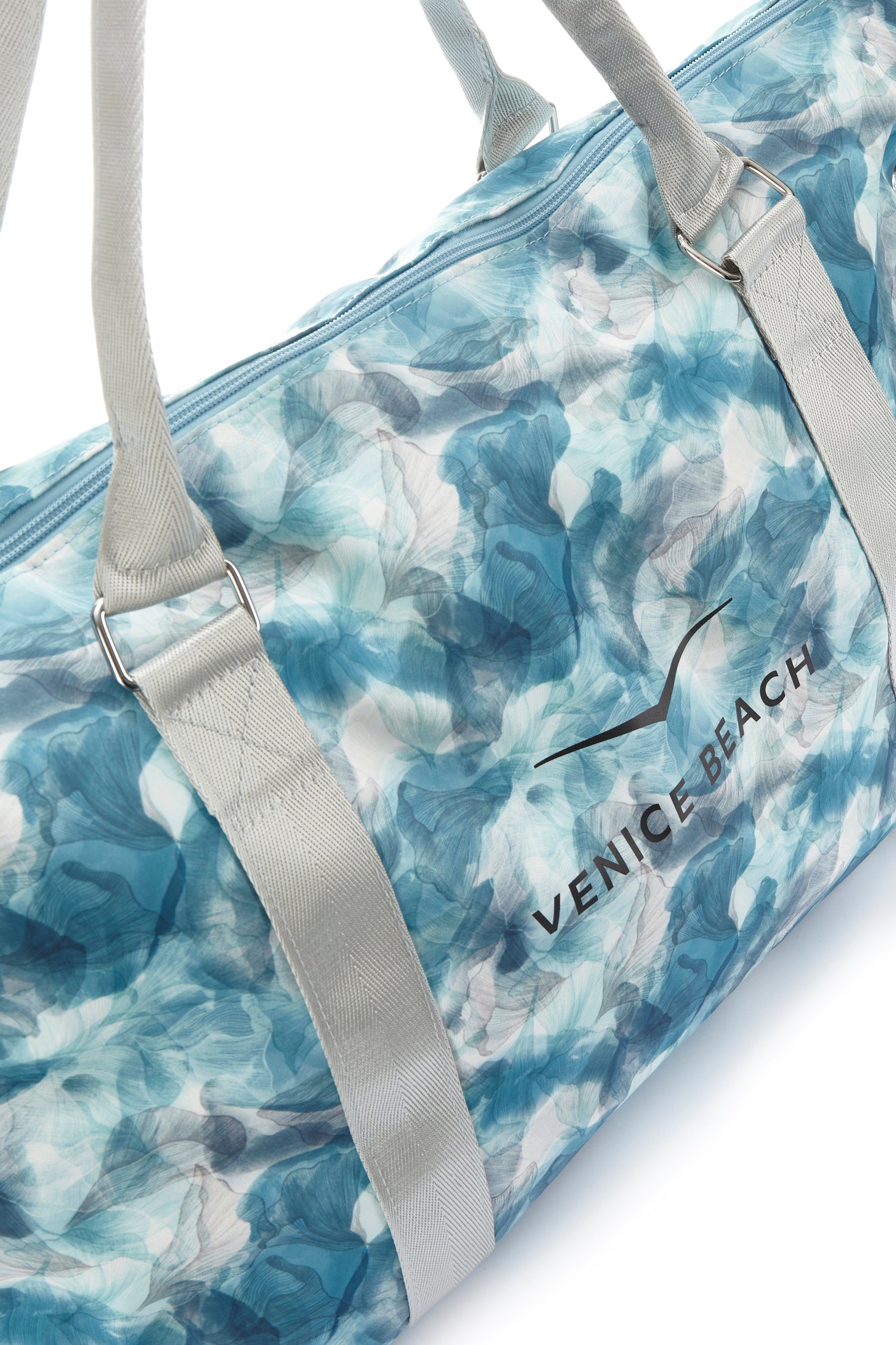 Venice Beach Sporttasche, große Umhängetasche, Weekender, Strandtasche mit Druck VEGAN