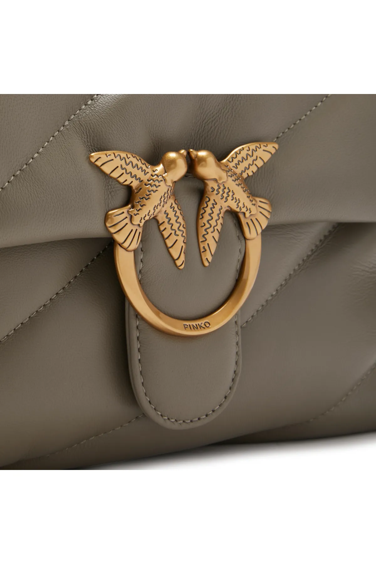 1'ASLAN  Pinko Love Puff Damen Umhängetasche Beige 100038-a0f2-i68q