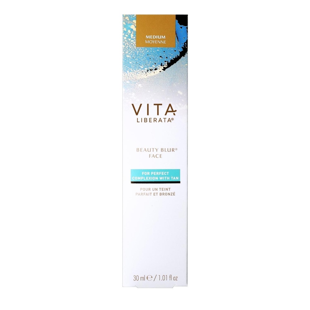 Vita Liberata Vita Liberata Beauty Blur Face Avec Autobronzant 30ml - Moyenne Apprêt maquillage