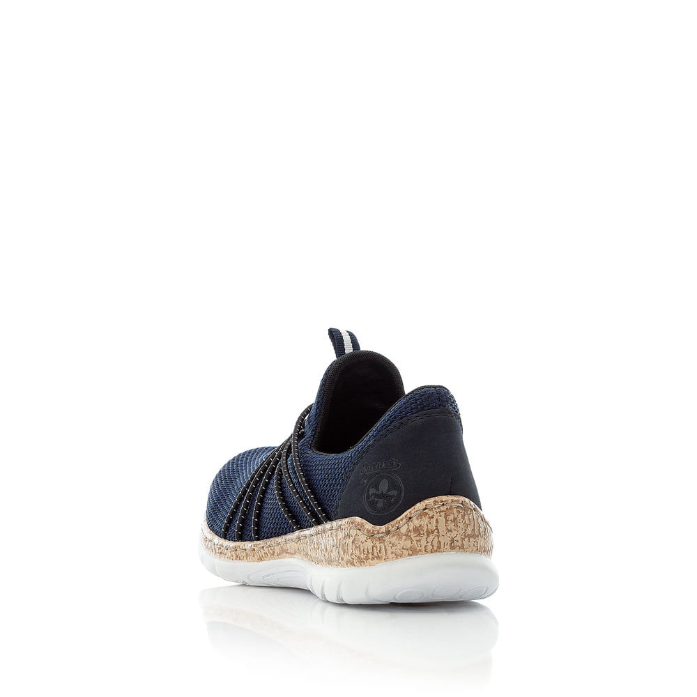 Rieker Damen Slipper marineblau