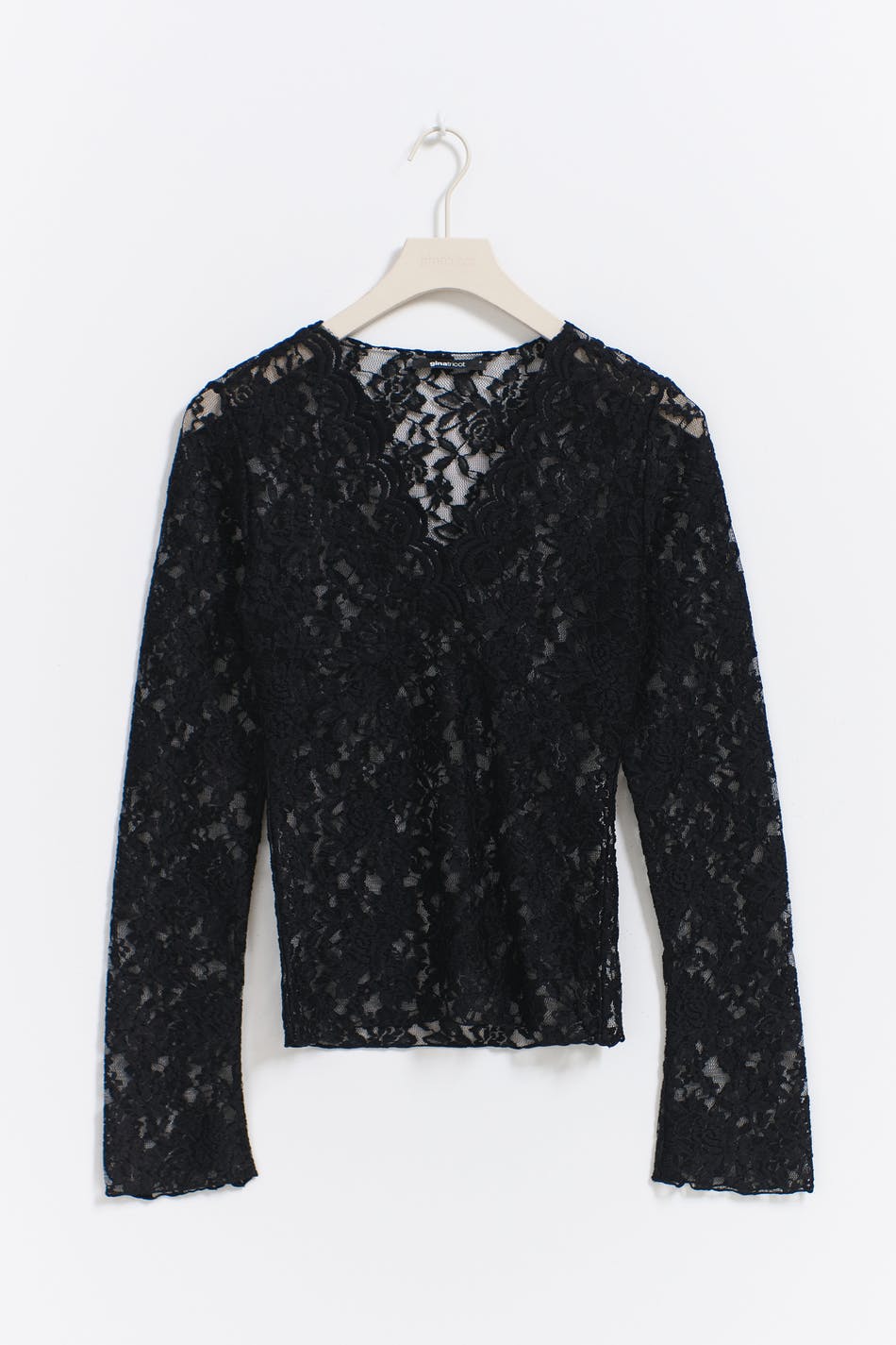V-neck lace top