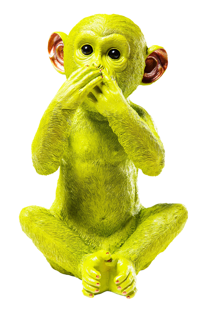 KARE Spardose Monkey Iwazaru