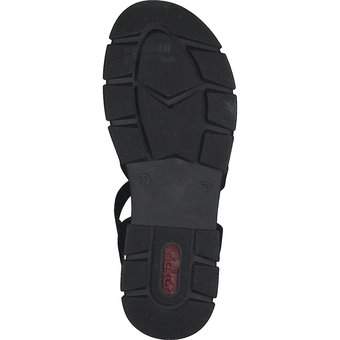 Rieker Sandale in schwarz