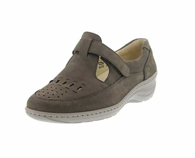 WALDLÄUFER Komfort Sandalen grau Monique
