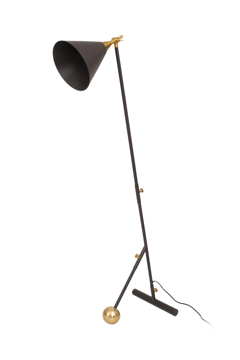 Kayoom Stehlampe Celeste 225 Schwarz / Gold