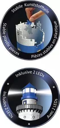 Ravensburger Leuchtturm bei Nacht