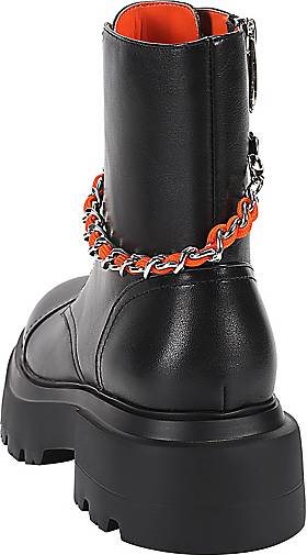 ekonika Schnürboots mit kontrastierendem Accessoire