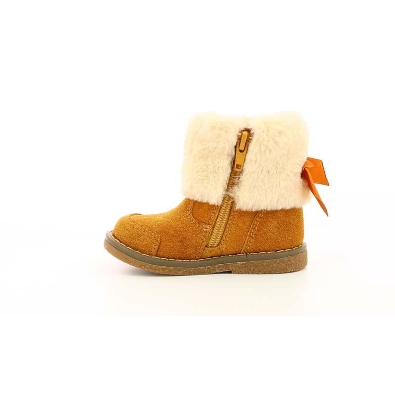 Boots cuir croute cuir Stelie