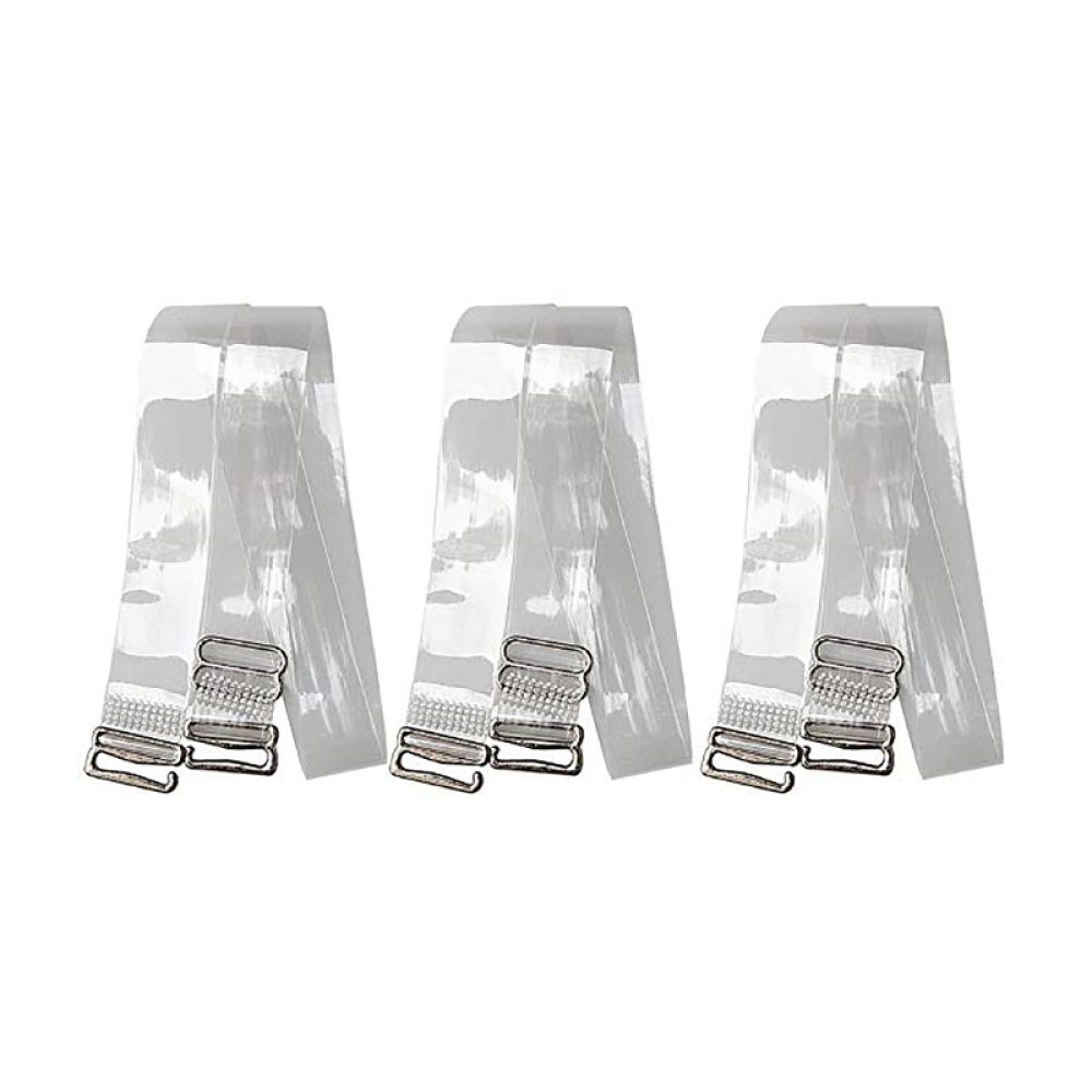 Jormftte BH-Träger Transparente,unsichtbar, rutschfest, verstellbare (passen), Durchsichtig, austauschbar