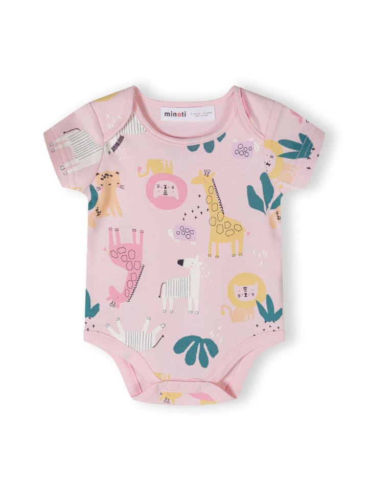 Minoti 4er. Set: Kurzarmbody 24babypack6 in lila günstig kaufen