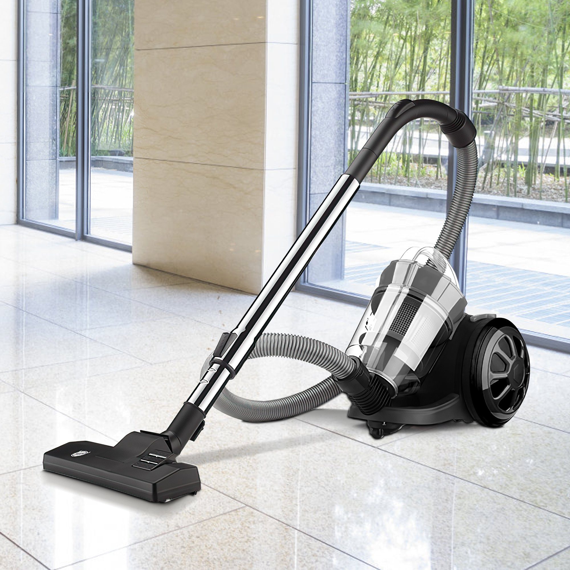 Tisoutec Bodenstaubsauger beutelloser Staubsauger,leichter 1600W Staubsauger, Bodenstaubsauger, 1600,00 W, beutelloser Staubsauger,leichter 1600W Staubsauger, Bodenstaubsauger, HEPA Filter, Bodenstaubsauger,Bodendüse für Parkett,Teppich,Fliesen,Hygie