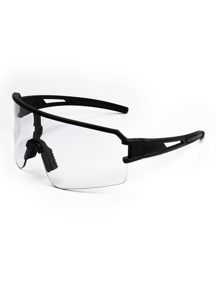 YEAZ SUNSPOT Sport-Sonnenbrille weiß/transparent in schwarz / transparent günstig kaufen onesize