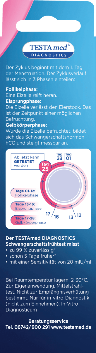 Schwangerschaftstest Frühtest, 2 St