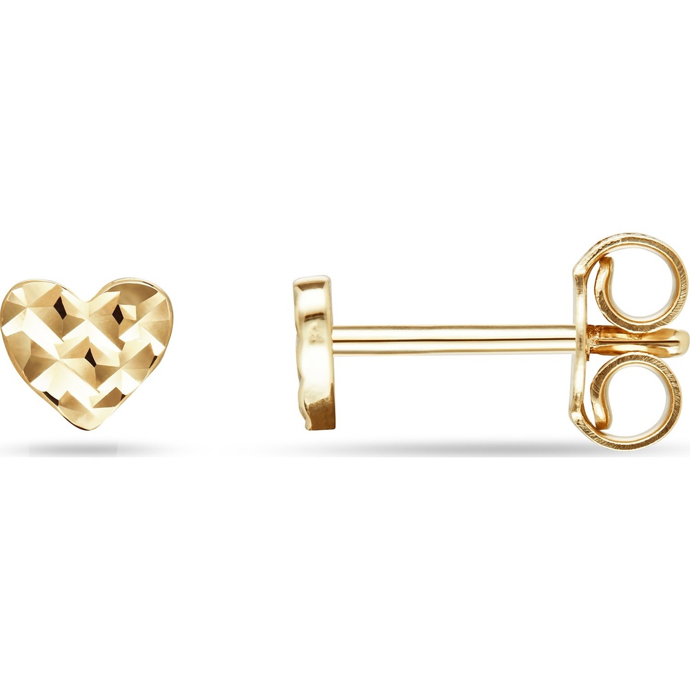 FAVS Boucles d'oreilles à fermoir à poussette 375 Or jaune Boucles d'oreilles