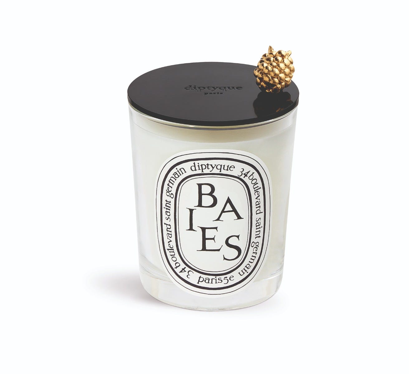 Couvercle Baie - Pour bougie modèle classique