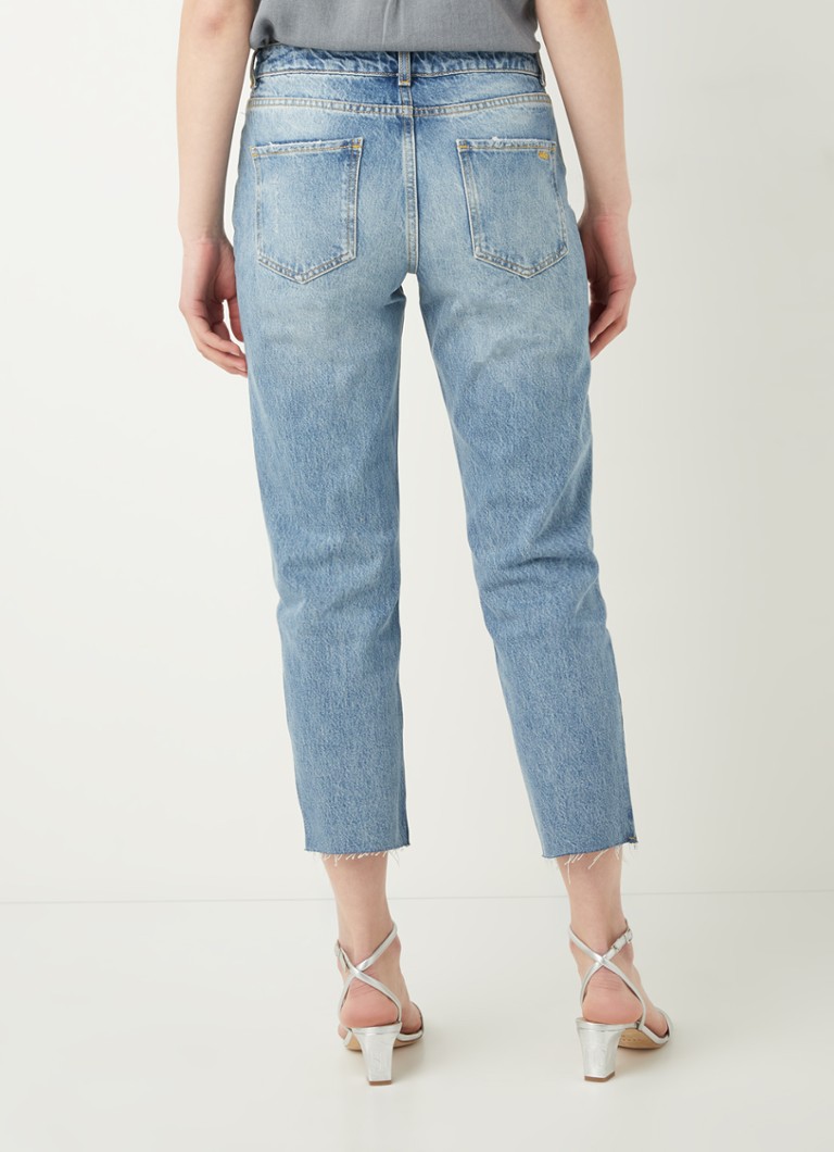 Vaqueros sau short cut slim fit a vita alta Evan di ba&sh, lavaggio medio