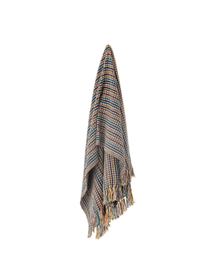 Bloomingville Decke LAZZARIO Bunt Gemustert 160x130 cm günstig kaufen onesize