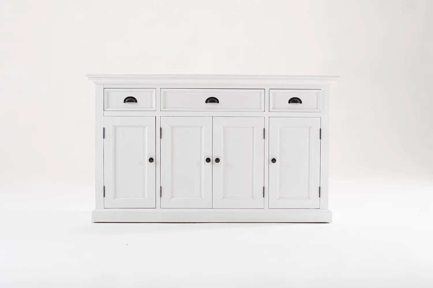 Novasolo Buffet Halifax Buffetschrank mit 4 Türen und 3 Schubladen