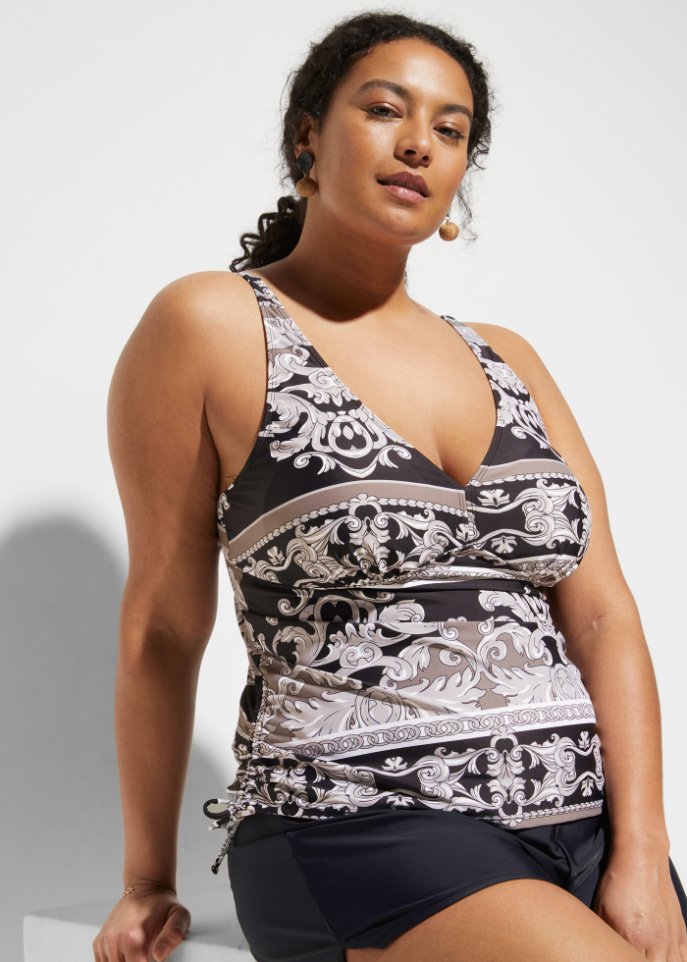 Tankini Oberteil aus recyceltem Polyamid