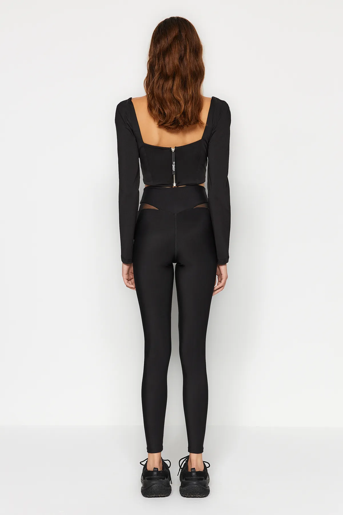 Trendyol Collection  Sport-Leggings - Schwarz - Hoher Bund