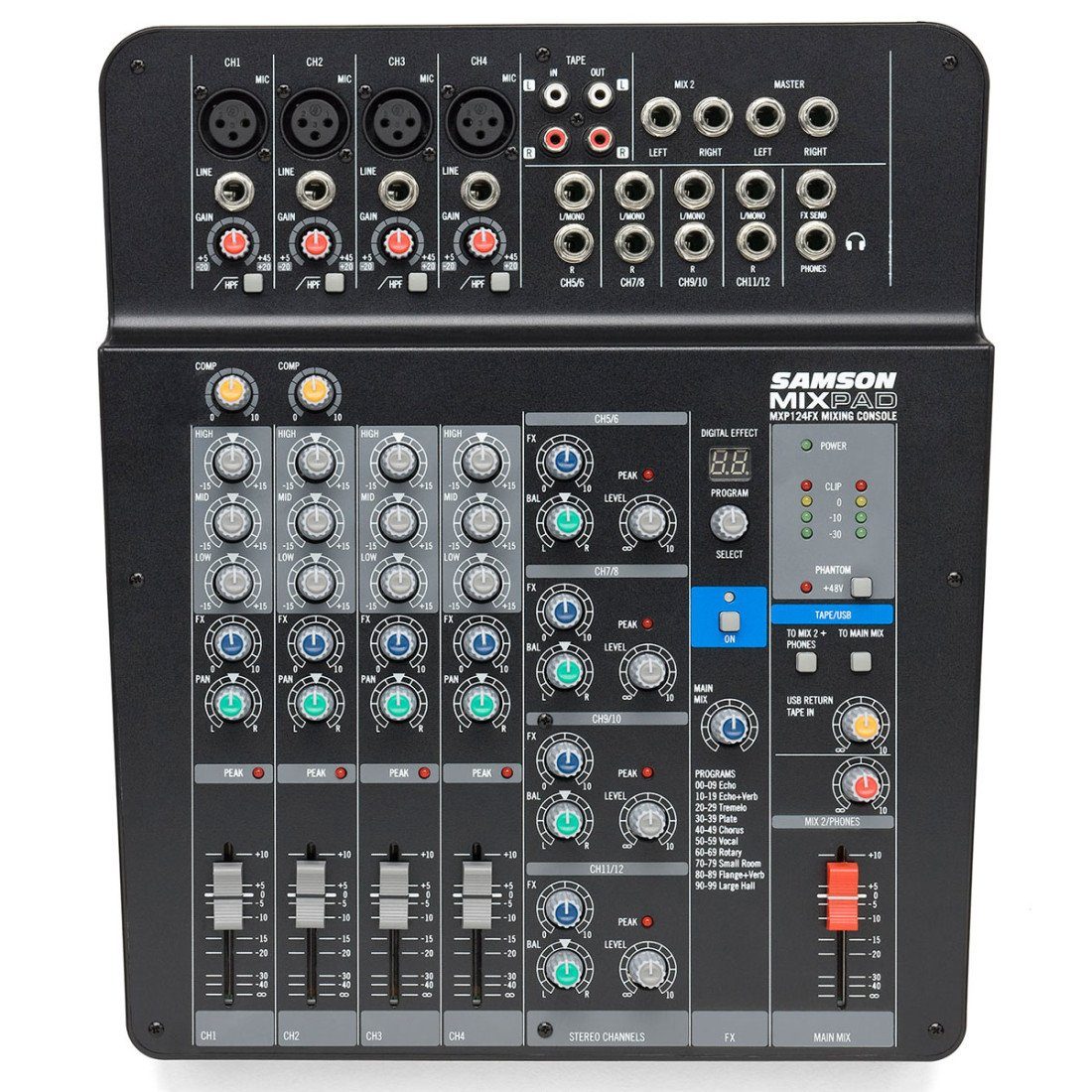 Samson Mischpult Mixpad MXP124FX 12-Kanal USB