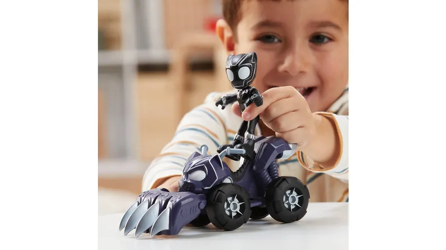 Hasbro - Marvel Spidey and His Amazing Friends Black Panther, Panther Patroller