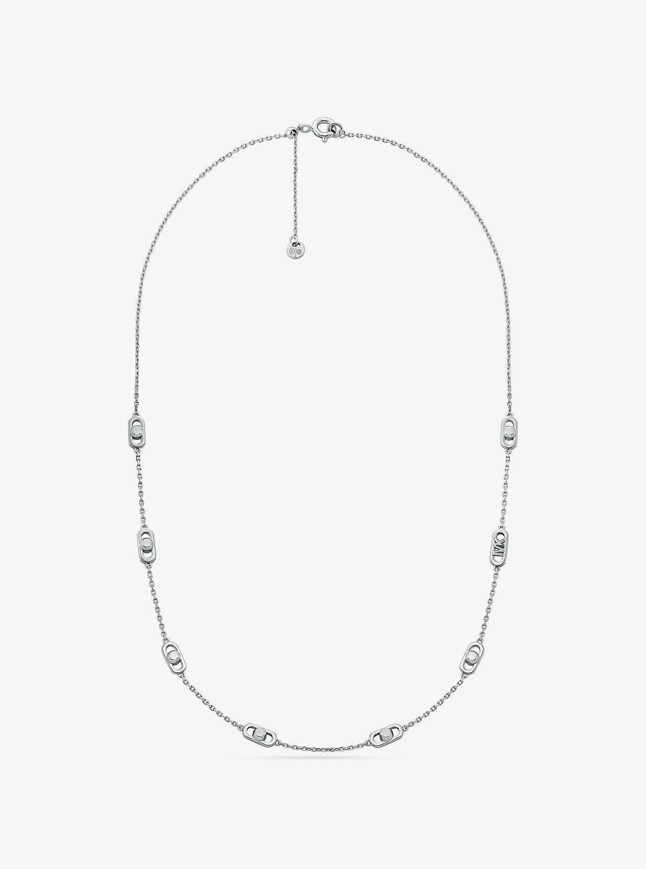 Collana piccola Astor Link in argento sterling placcato metallo prezioso - ARGENTO