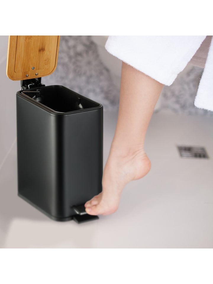 relaxdays Mülleimer in Schwarz - 5 l günstig kaufen onesize