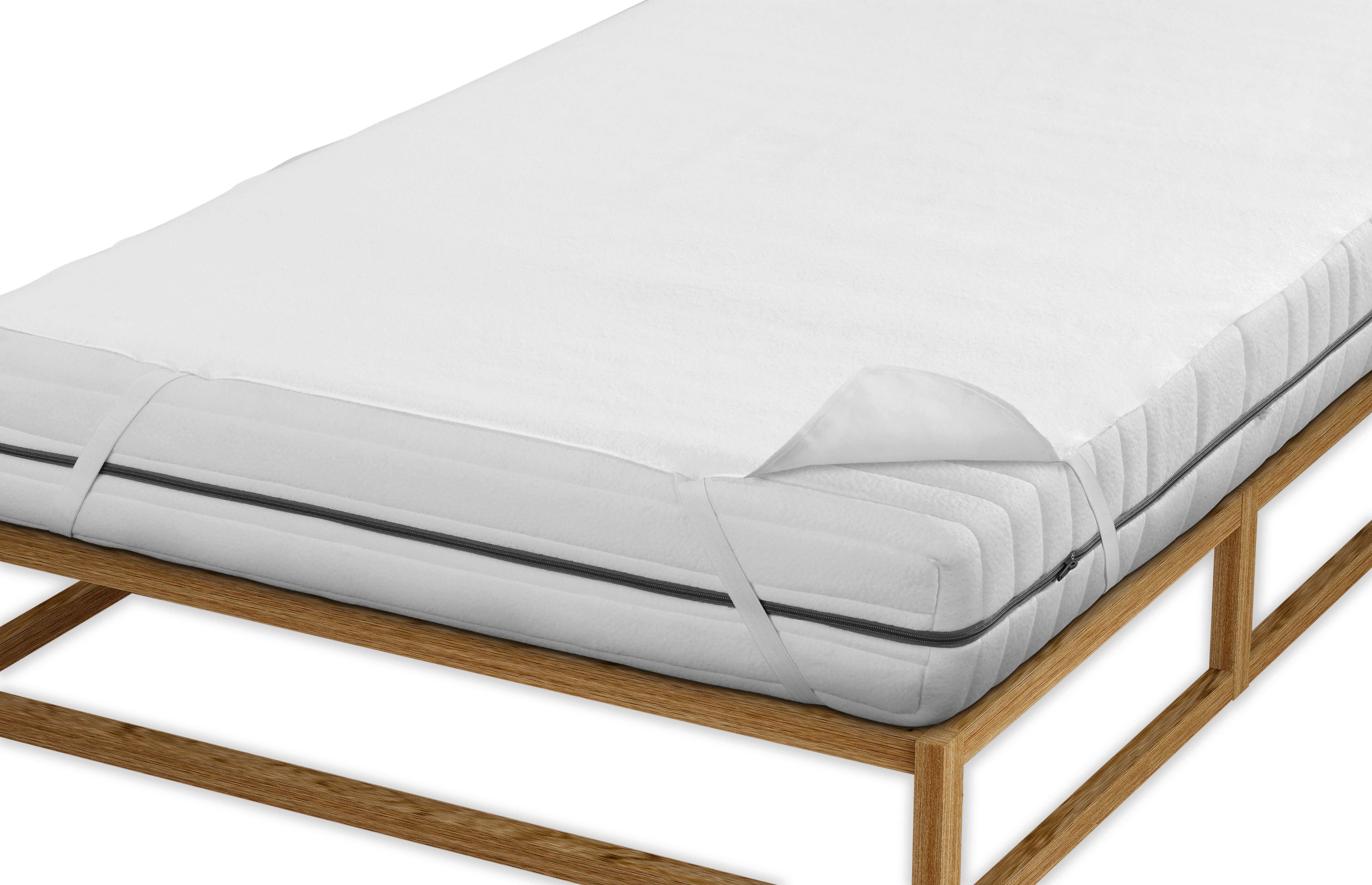 Matratzenauflage Molton, 3-lagig mit Silberausrüstung Biberna Sleep & Protect