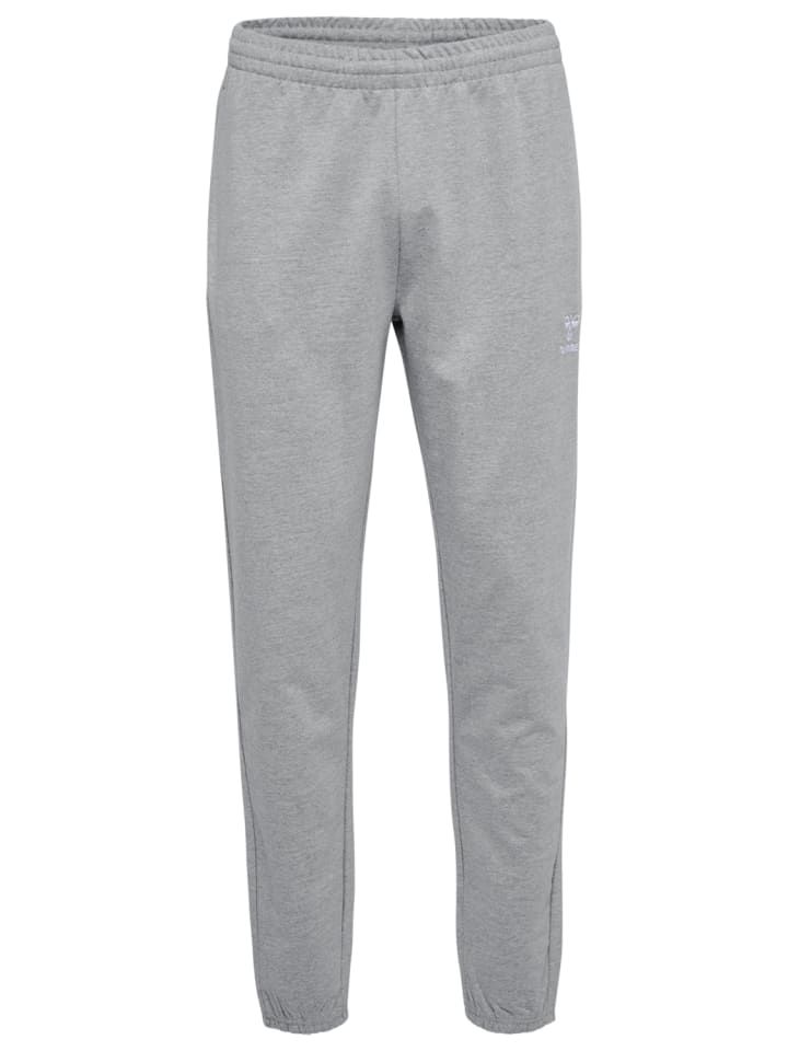 Hummel Jogginghose Regular Fit Sweatpants elastischer Bund in Grau-2 günstig kaufen