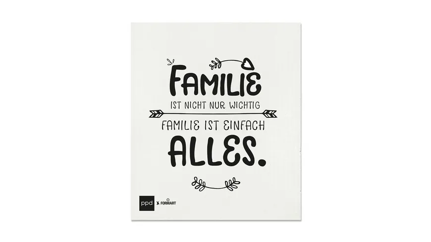 ppd Familie Schwammtuch