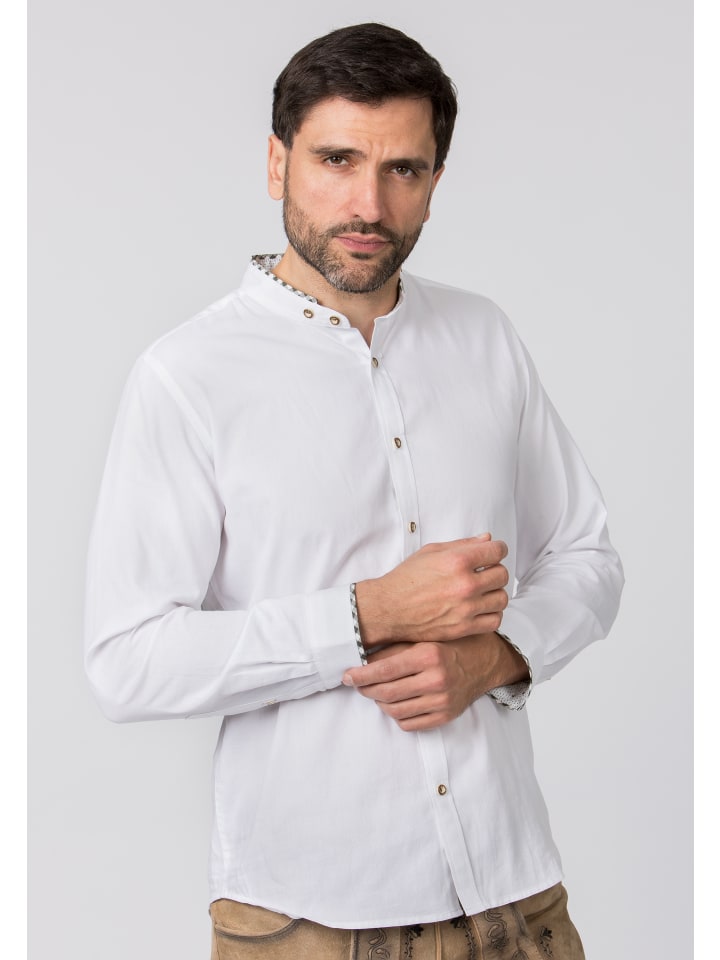 Stockerpoint Stockerpoint Trachtenhemd Alexio in weiss-schilf günstig kaufen