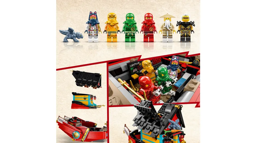 LEGO NINJAGO 71797 Ninja-Flugsegler im Wettlauf mit der Zeit