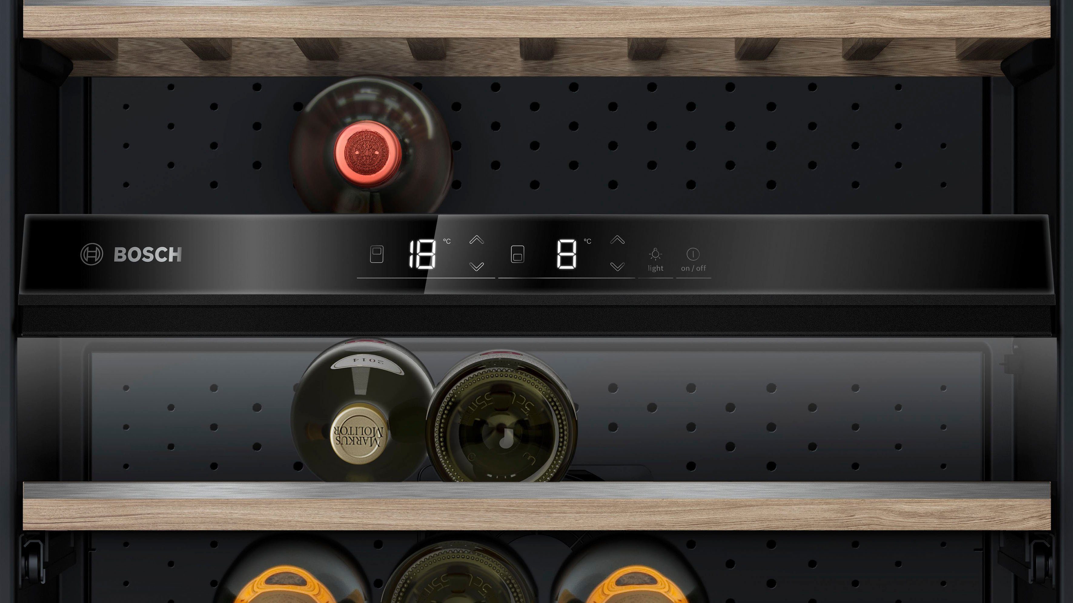 BOSCH Weinkühlschrank KWK36ABGA, für 199 Standardflaschen á 0,75l