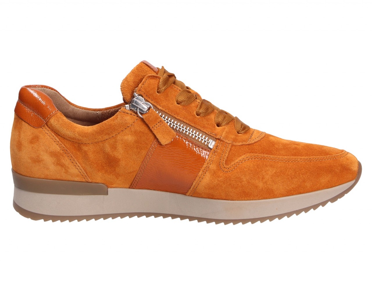 GABOR Komfort Schnürer orange Damen Seaker