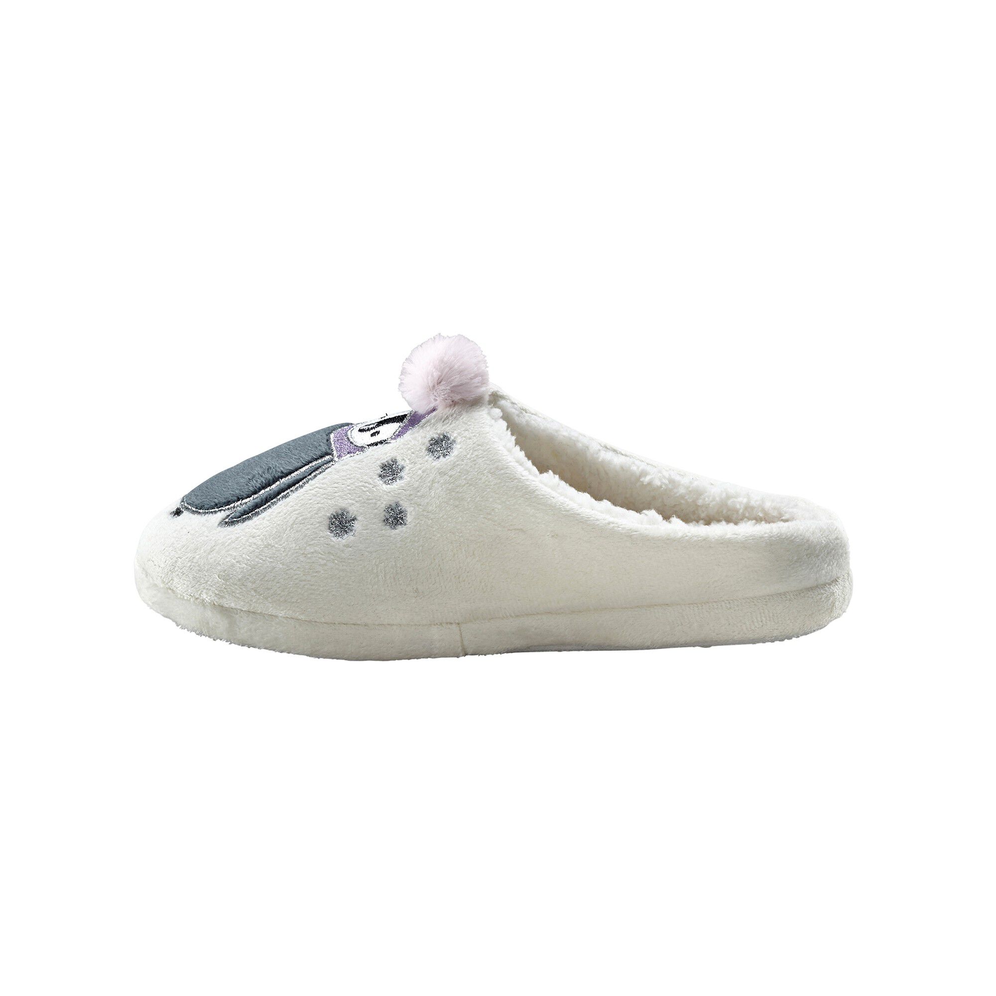 Mules pompon pingouin