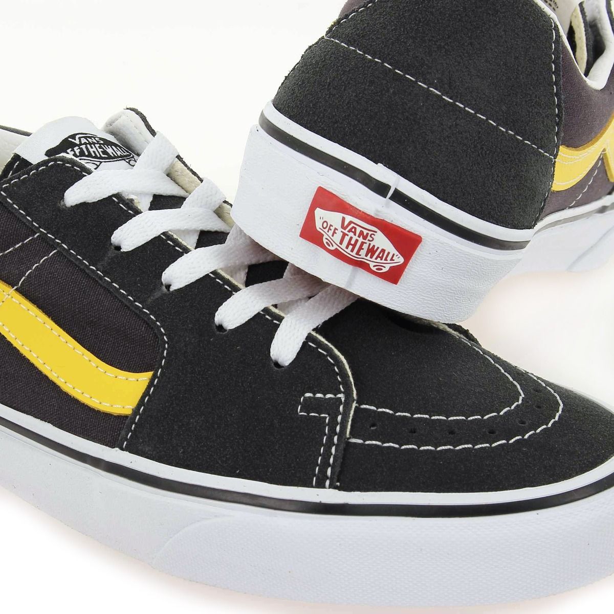 Vans  SK8-LOW - Anthracite Jaune