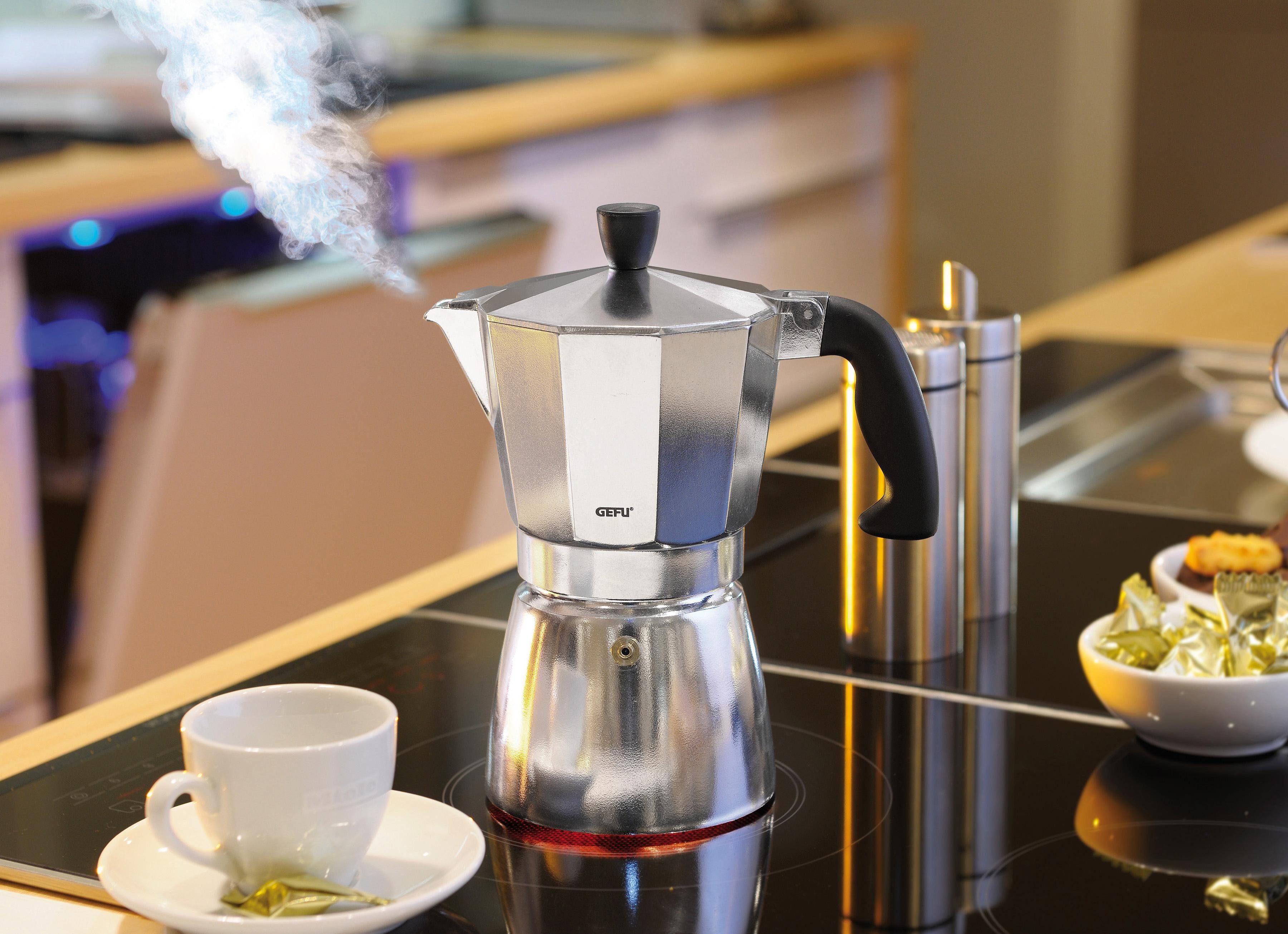 GEFU Espressokocher Lucino, für 6 Tassen