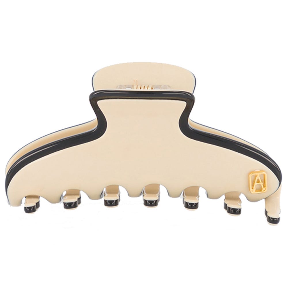 Alexandre de Paris Pince Small Basic Liserai Trench Beige & Black