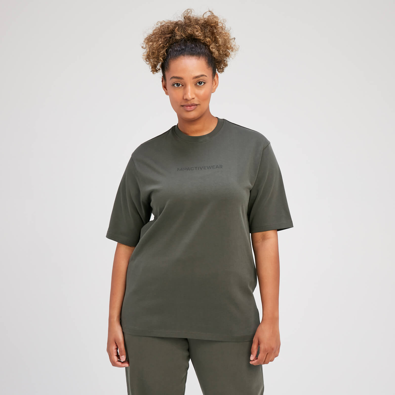 T-shirt oversize MP Rest Day pour femmes – Vert taupe