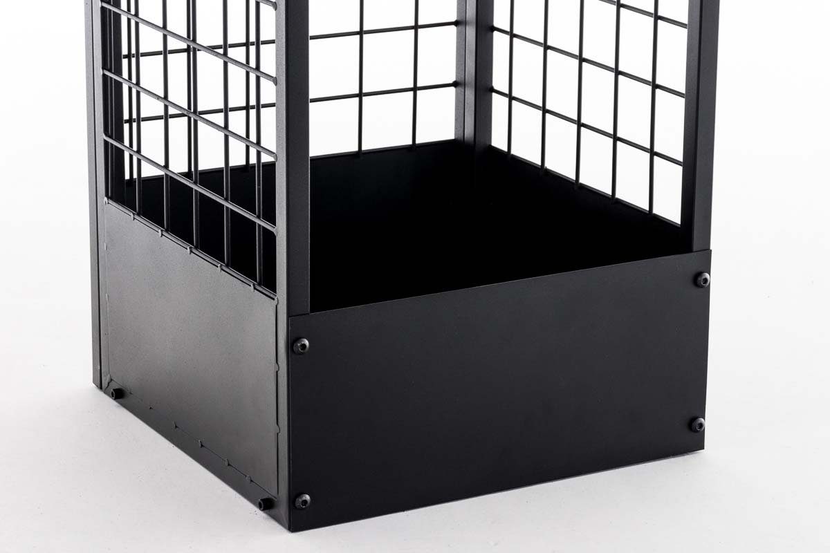 CLP Kaminholzregal Forrest, BxTxH:40x40x120 cm, Metall, schwarz