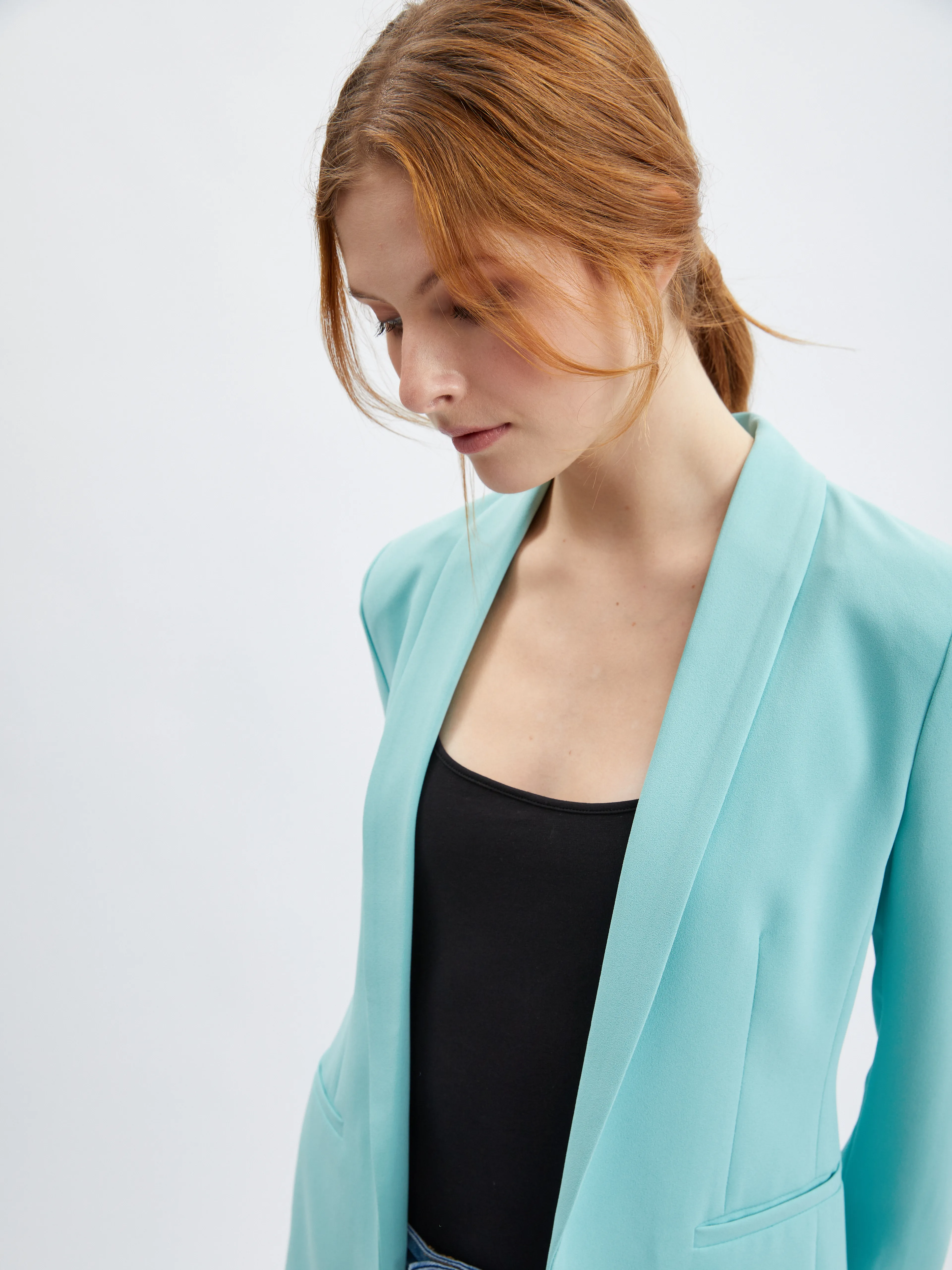 Hellblaue Damenjacke ORSAY