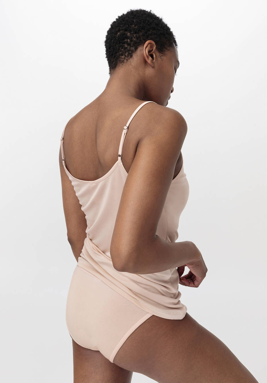 Spaghetti-Top PureSilk aus reiner Bio-Seide