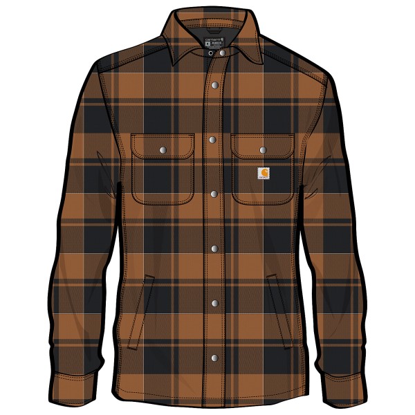 Carhartt - Flannel Sherpa-Lined Shirt Jacket - Freizeitjacke