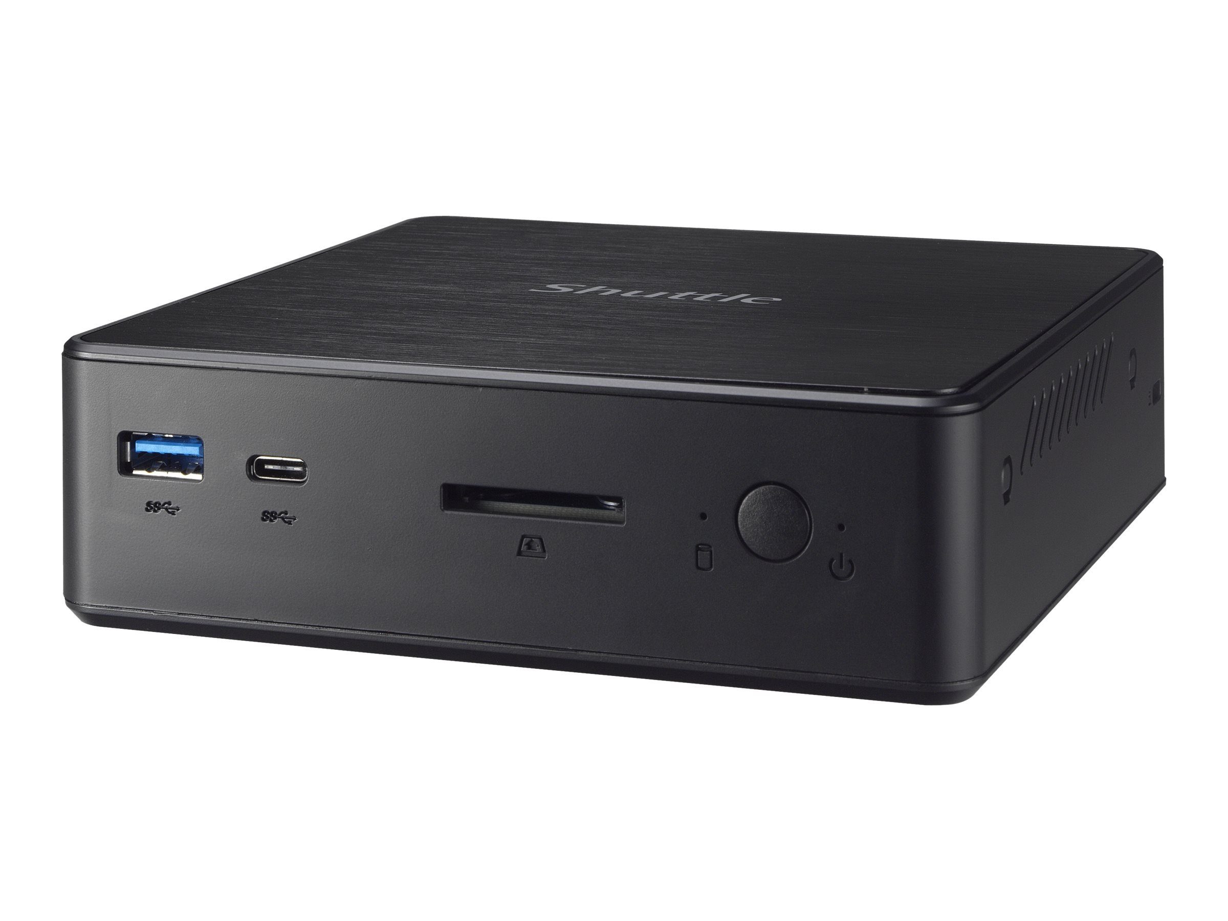 Shuttle SHUTTLE Barebone nano NC10U5 i5-8265U SO-DDR4 black fanless Barebone-PC