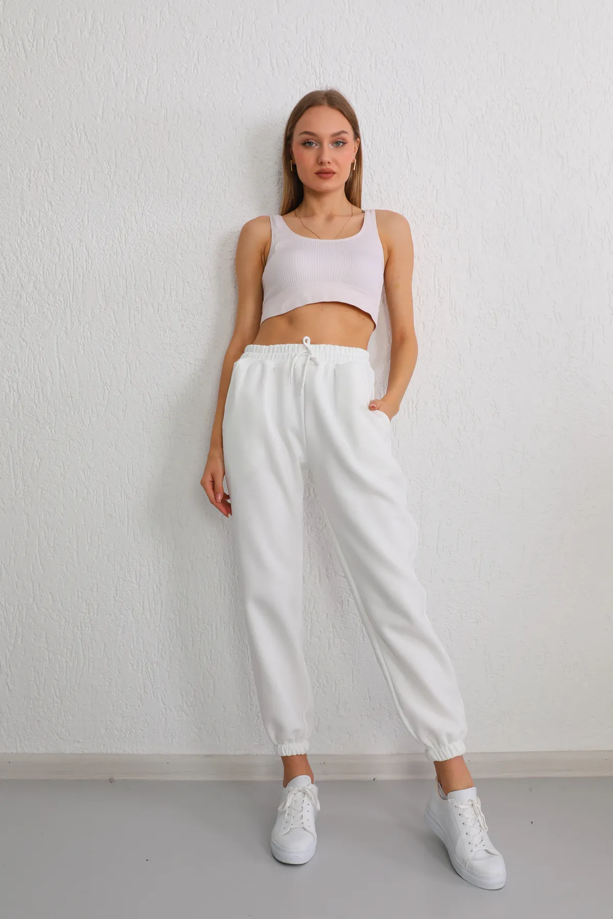 BİKELİFE  Jogginghose - Weiß - Jogger
