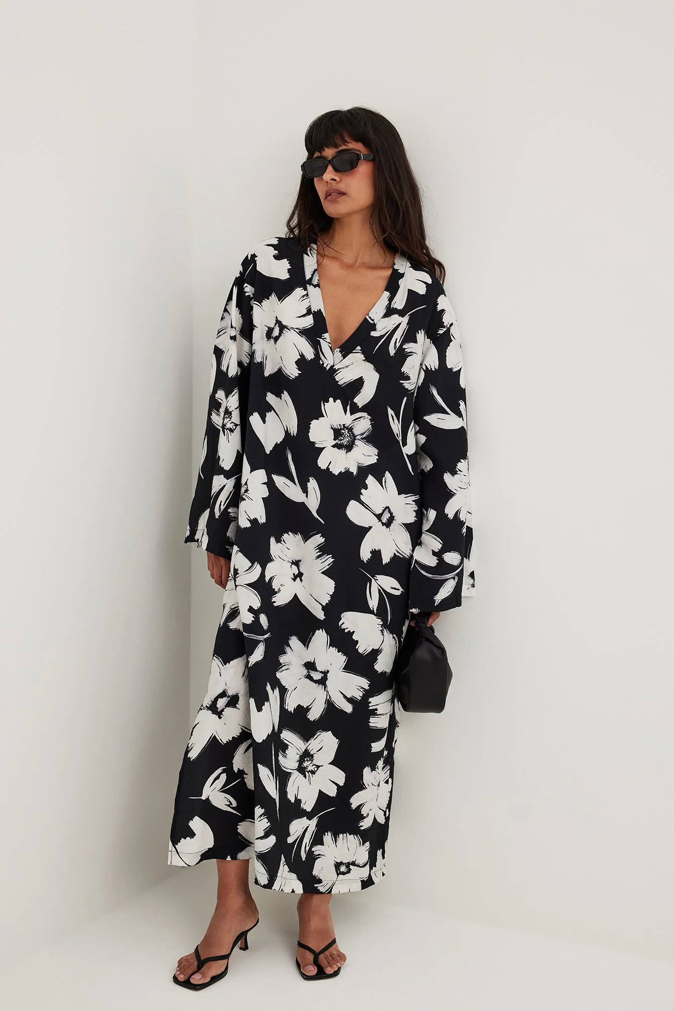 Fließendes Maxikleid aus Viskose