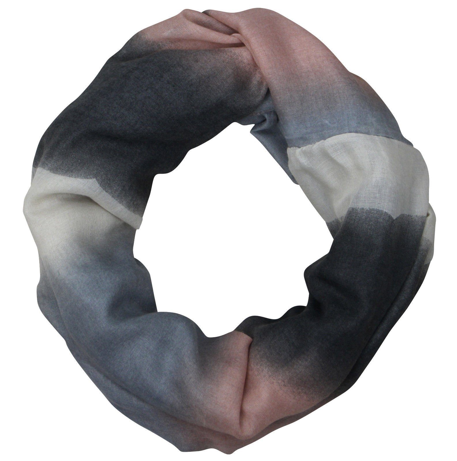 LOREZA Loop XXL DAMEN SCHAL LUXUS MUSTER SCHLAUCH Rundschal