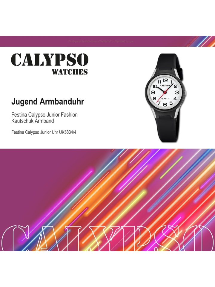 Calypso Analog-Armbanduhr Calypso Junior schwarz klein (ca. 29mm) günstig kaufen onesize